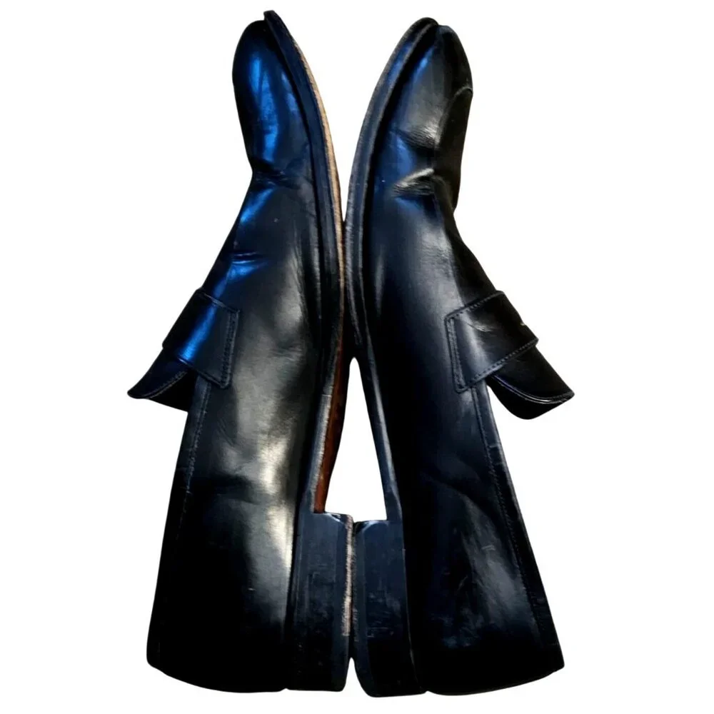 To Boot New York Black Leather Loafers By Adam Derrick Size 13 Made In Italy
